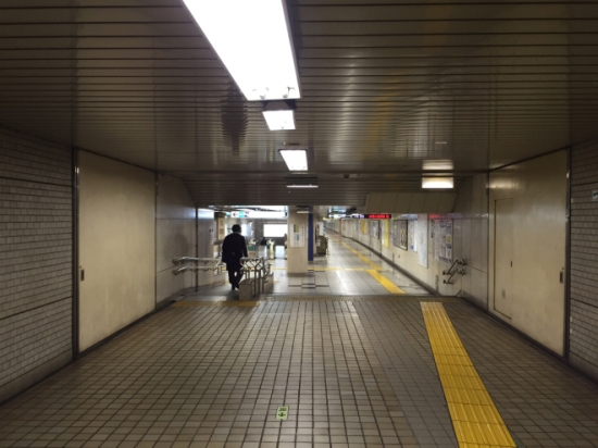 Tipik bir metro içi görüntüsü